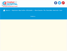 Tablet Screenshot of charakhospital.org